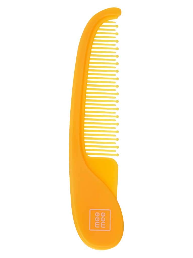 Mee Mee Soft Bristled Comb Set | BPA Free (Easy Grip, Blue Orange) 2