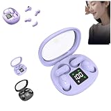 2026 New Ultra Mini 2-Pack Bluetooth Earbuds, Tiny Size Invisible Earbuds, Semi-in-Ear Mini Sleep Earphones, Sleep and Sports Earphones Set, Invisible Short-Stem Design for Side Sleepers & Sports