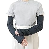 奈良の熟練職人が作った ひんやりアーム 丸編み リラックスワイド ブラック アームカバー 日焼け対策 紫外線対策 UVカット ゆったり