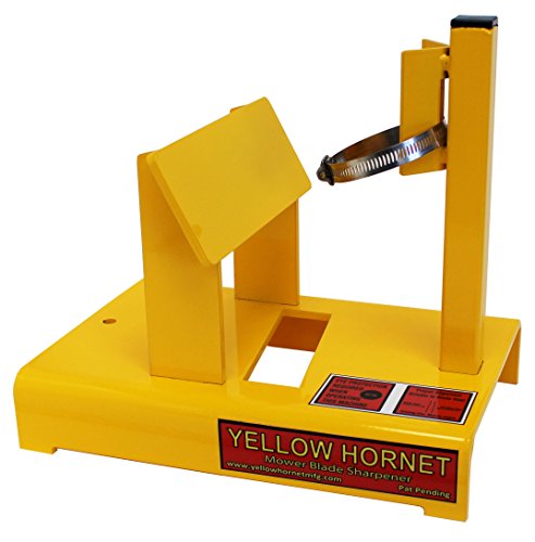 Yellow Hornet Lawn Mower Blade Sharpener Tool Yellow Hornet (THE ORIGINAL, Made in The USA 