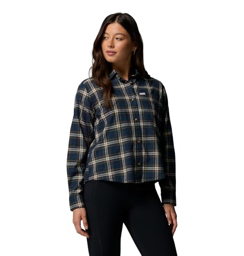 Columbia Women's Blue Point Creek Woven Long Sleeve Shirt4