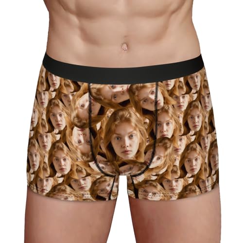 Personalized Men's Boxer Briefs Custom Underwear with Funny Faces or Pet Photos Gift for Husband Boyfriend Dad3