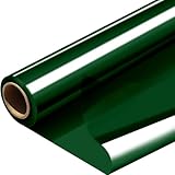 PerkHomy Colored Cellophane Wrap Roll 16" x 100' 3 Mil Thick Cellophane For Gift Basket Treats Goodie Wrapping Craft Flower Bouquet Plastic (Green, 100ft (16in Width))