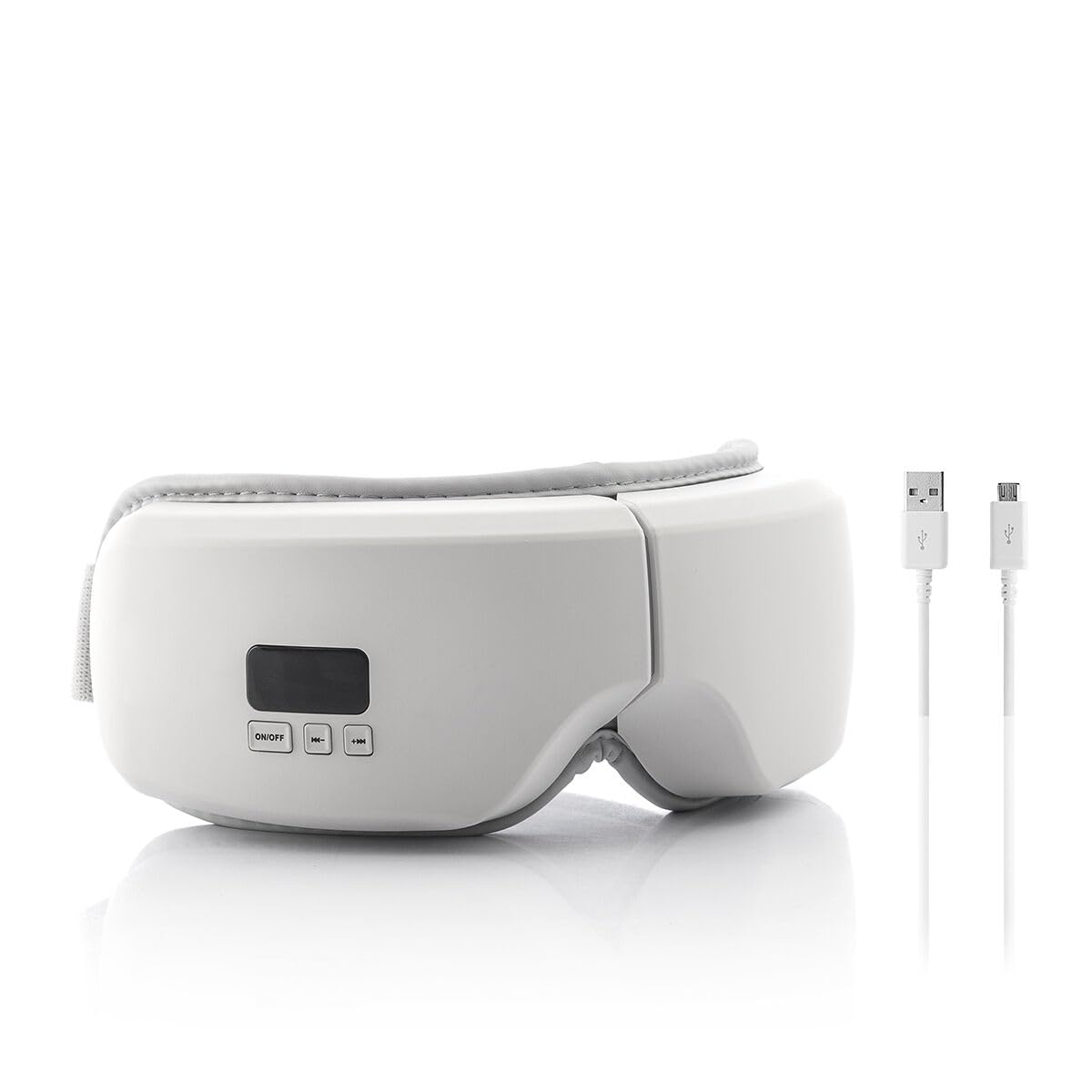InnovaGoods® Massaggiatore per gli occhi con compressione dell'aria 4 in 1 EyeSky, allevia la stanchezza oculare e migliora la circolazione sanguigna, design compatto, ideale per casa e lavoro.