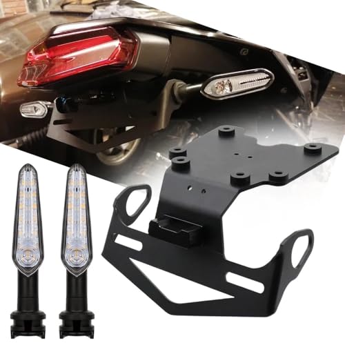 Support plaque d'immatriculation Tenere 700 clignotant LED garde-boue XTZ07 - 6