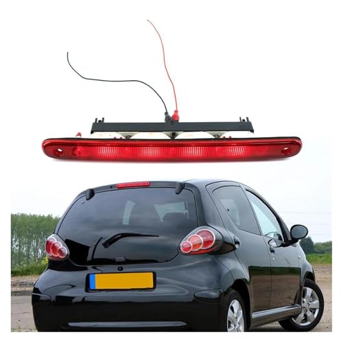 Feu stop arrière surélevé Citroën C1 2005-2014 avec coque rouge ABS - 4