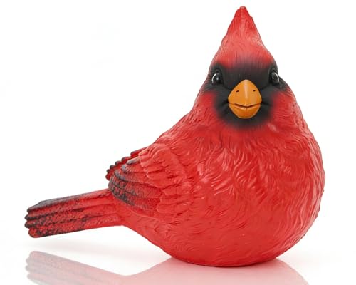 Figura de Cardenal Rojo 8 Pulgadas para Decoración miniatura 1