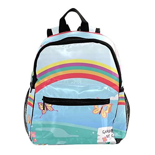 Sac à dos filles et garçons marbre rose pour transporter les affaires de maternelle