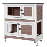 Aivituvin 36 inch Two Story Hutch