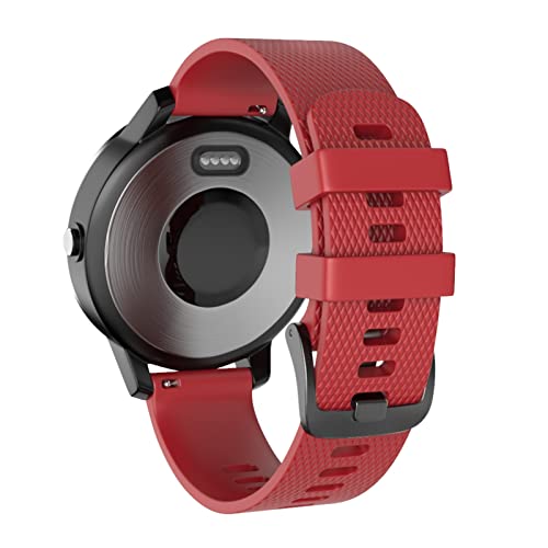 Bracelet montre silicone rouge sport pour Garmin Forerunner 645M et SUUNTO 3 L