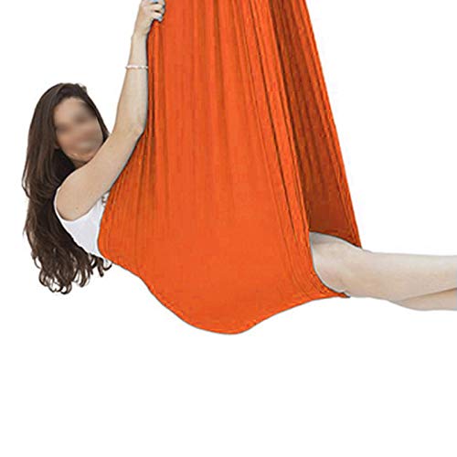 Kinder Schaukel Hängematte Kinder Baumwolle Soft Swing Hängematte Elastisches Paket Stabil Sitzschaukeln for Kinder Autismus ADHS (Color :