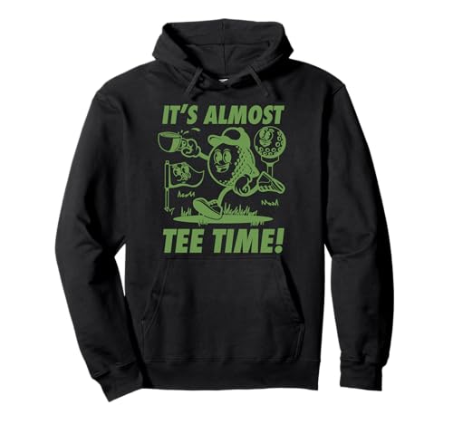 Trendy Apparel It's Almost Tee Time! Running Toon Golf Ball �p�[�J�[