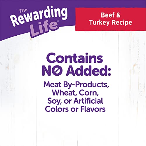 Image of Wellness Rewarding Life Soft Dog Training Treats, Natural, Grain Free, Beef and Turkey Recipe, 6 oz Bag (Pack of 2)