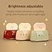 YUN FROG Cute Cartoon Toaster Night Light Table Lamp Desktop Lighting Ornaments Nursery Kids Toys LED Nightlight Gifts Bedroom Decor Yellow