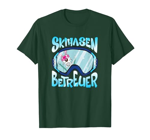 Skihasen Betreuer - Skifahrer, Schilehrer Apres Ski Party T-Shirt, Herren,