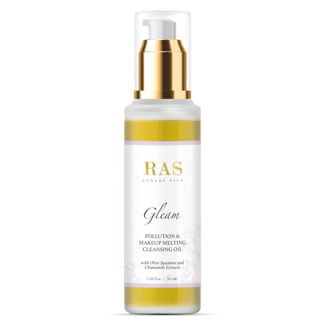 RAS Luxury Oils Gleam- Pollution & Makeup Melting Cleansing Oil; Enriched With Olive Oil, Moringa & Chamomile Extracts; Me... - Review, Price and Buying Guide