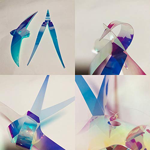 10Pcs Big Size Hanging Hummingbird Ornament Christmas Iridescent Party Decoration Flying Birds Garland For Birthday Wedding Ceiling Decorative Nursery Booth Window Christmas Tree Decorations #TOP3