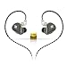 Produktbild HIDIZS MS4 Hi-Fi Earphones Hi-Res Earbuds Detachable Cable Design Four Driver Hybrid(1 Dynamic + 3 Knowles BA) in-Ear Monitor Headphones(Black)