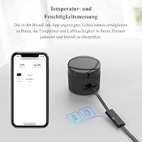 RM4 Mini-IR-Universalfernbedienung mit HTS2-Kabel(Nur 2,4 GHz WLAN) Intelligente Hausautomation WLAN-Infrarot-Blaster für Fernseher, Klimaanlage, STB-Audio, kompatibel mit Alexa und Google Home – Ansicht 4