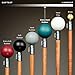 Timber Drum Co. Percussion Mallets — MADE IN U.S.A. — Sticks for Xylophone, Woodblock, Metallophone — Extra Hard Rubber, 15.25