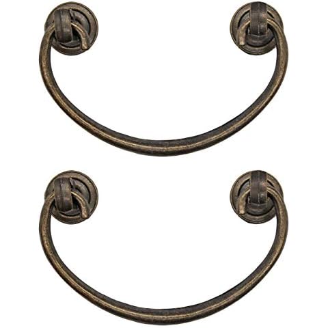 Fuxxer® - 2x Antike Möbel-Griffe klappbar Cover