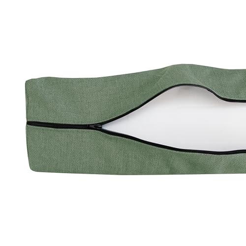 POKAR Bezüge für Palettenkissen Palettenauflagen Palettenmöbel Palettensofa, Sitzkissen 120x80, Grün