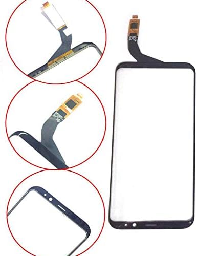 for Samsung Galaxy S8 Plus Front Cover Digitizer Glass Panel with Sensor Replacement (NO LCD Display),Black