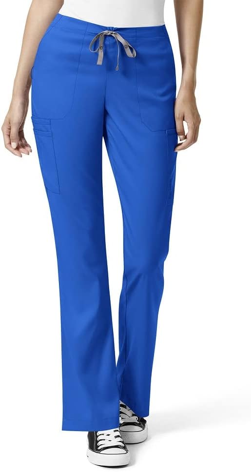 WonderWink Women's Moderate Flare Leg Cargo Pant