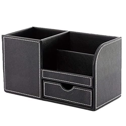 Porte-documents en cuir noir bureau efficace étudiants professeurs - 2