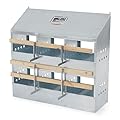 Brower 2-Tier 6-Hole Galvanized Steel Chicken Nesting Box, 30 to 40 Hen Capacity – Outdoor Poultry Laying Station with Hinged Folding Perches, Ventilated Design & Slanted Roof – Made in the USA