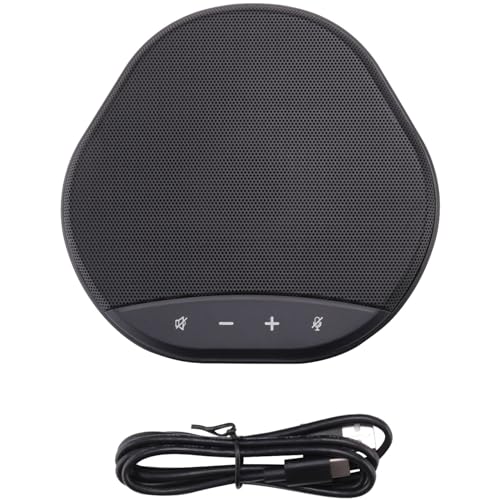 Muyilanc MicróFono de Conferencia USB Altavoz 360 ° Omnidireccional Captura de Voz PC MicróFono de Computadora, ReduccióN de Ruido Oficina en Casa