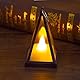 DAGORD 12 Stück Laternen Kerzen Klein 8x4,5cm LED Kerze Flammeneffekt Kunststoff Vintage Deko Garten Laternen Kerzen Laternen für Gartendeko Rasen Gehweg Balkon Hof - mit Batterie