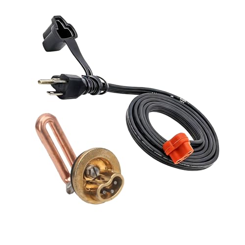 chaofei 3100130 Engine Block Heater Fit for GMC and Chevrolet 2001-2008 Compatible with Duramax Diesel V8 6.6L 2007-2015 Diesel V8 6.6L,40mm Diameter | CSA Approved | 120 Volts | 1000 Watts