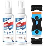 ALLONY Rimuovi Colla, 240ML Rimuovi Colla Adesivi, Raschietto Silicone, Spray Rimuovi Adesivi per Rimuovere Velocemente Adesivi, Etichette e Residui di Colla