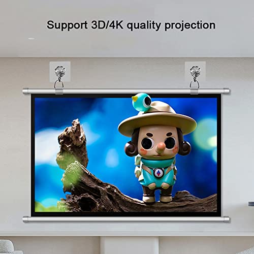 Pantalla de proyección retráctil 60 pulgadas formato 16:9 miniatura 6