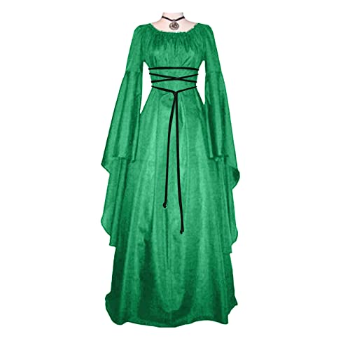 👗【PROBLEMA RELATIVO ALL'ODORE】Vestito Carnevale Donna alcuni tessuti o materiali possono presentare un certo odore dopo un trattamento speciale. Generalmente viene rimosso dopo il lavaggio con acqua.Ti consigliamo di scegliere un abito di una taglia più grande del solito.