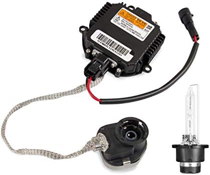 RANSOTO Xenon HID Ballast Headlight Control Unit with Igniter & D2S Bulb Compatible with Nissan Altima Maxima Murano 350Z 370Z GTR Infiniti G35 G37 FX35 QX56 Replace nzmns111lbna