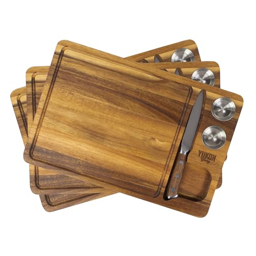 Set de 3 Tablas de Cortar Rectangulares de Madera Acacia miniatura 7