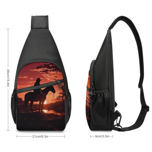 Bolso cruzado casual deportivo para mujer y hombre miniatura 2
