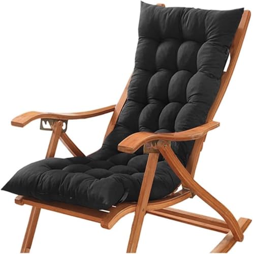 Genérico Cojín Reclinable para Tumbona, Cojines para Silla Mecedora, Exterior Reclinable Colchoneta Tumbona,Cómodo Cojín de Sofá para Jardín, Piscina, Playa, Terraza y Balcón,150x48x8cm C