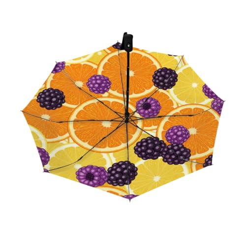 Parapluie de voyage coupe-vent - Modèle réversible automatique et compact contre la pluie