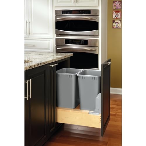 Sistema doble de basureros extraíbles para mueble de cocina miniatura 6