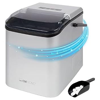 Eiswürfelmaschine Clatronic, Eiswürfel nach 10 Minuten
