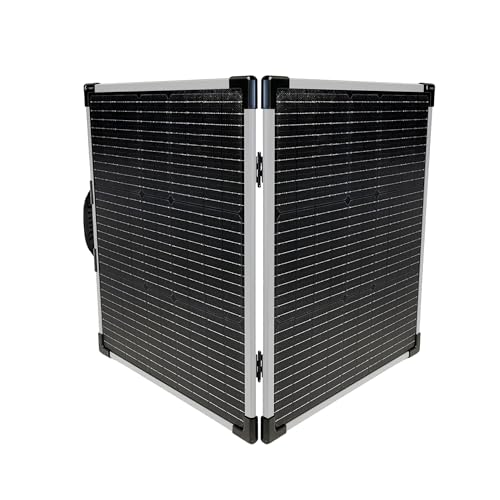 Lion Energy 100 Watt 24V Portable Solar Panel, Foldable Charger for RV, Camping, Generators, and...