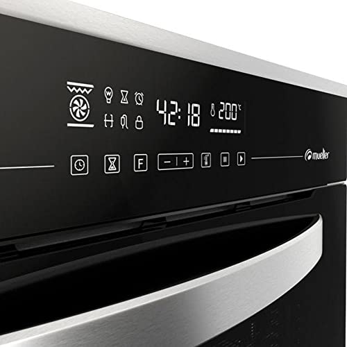 Forno Elétrico Digital de Embutir Mueller Preto 68 Litros MFE0268G1 220V