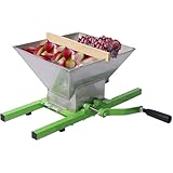 ✦ Facile à utiliser: presse-fruits, placez simplement le broyeur sur votre presse-fruits, mettez les fruits et tournez la poignée pour les écraser en pulpe parfaite. Les petits pieds en bas aident à verrouiller le broyeur sur le bord du cylindre de pressage pour plus de stabilité.