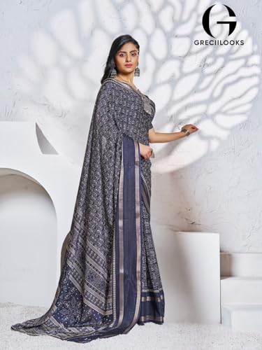 Image of GRECIILOOKS Saree | Women Saree | Saree for women latest design | Saree | Saree for Women | Silk Saree | Banarasi Saree