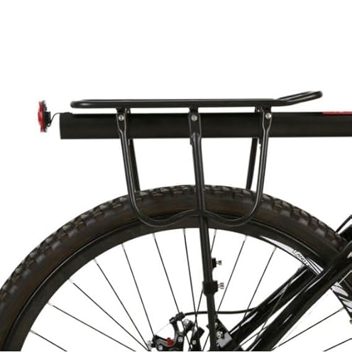 Kit Ciclista Viagens Bagageiro Em Aluminio Reforçado Para Alforges Bolsas + Pesinho Descanso Bicicle