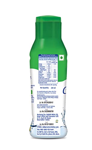 Image of DABUR Real Activ 100% Tender Coconut Water - No Added Sugars - 200ml (Pack of 18)