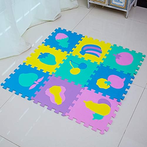 BESPORTBLE 10pcs 30x30cm Kids Puzzle Mat Colorful Foam Interlocking Tiles Children Play Jigsaw Mat Early Educational Toy for Toddler Baby Friut Pattern 5 41UXh8peIuL. AC